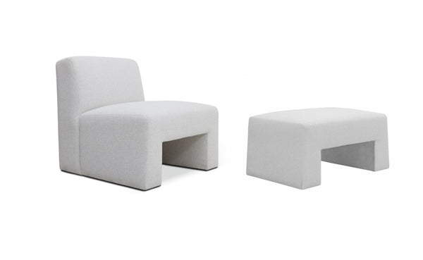 Hugo Chair and Ottoman - Parliament Interiors