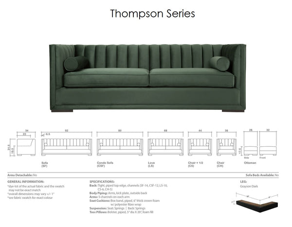 Thompson Sofa Series - Parliament Interiors